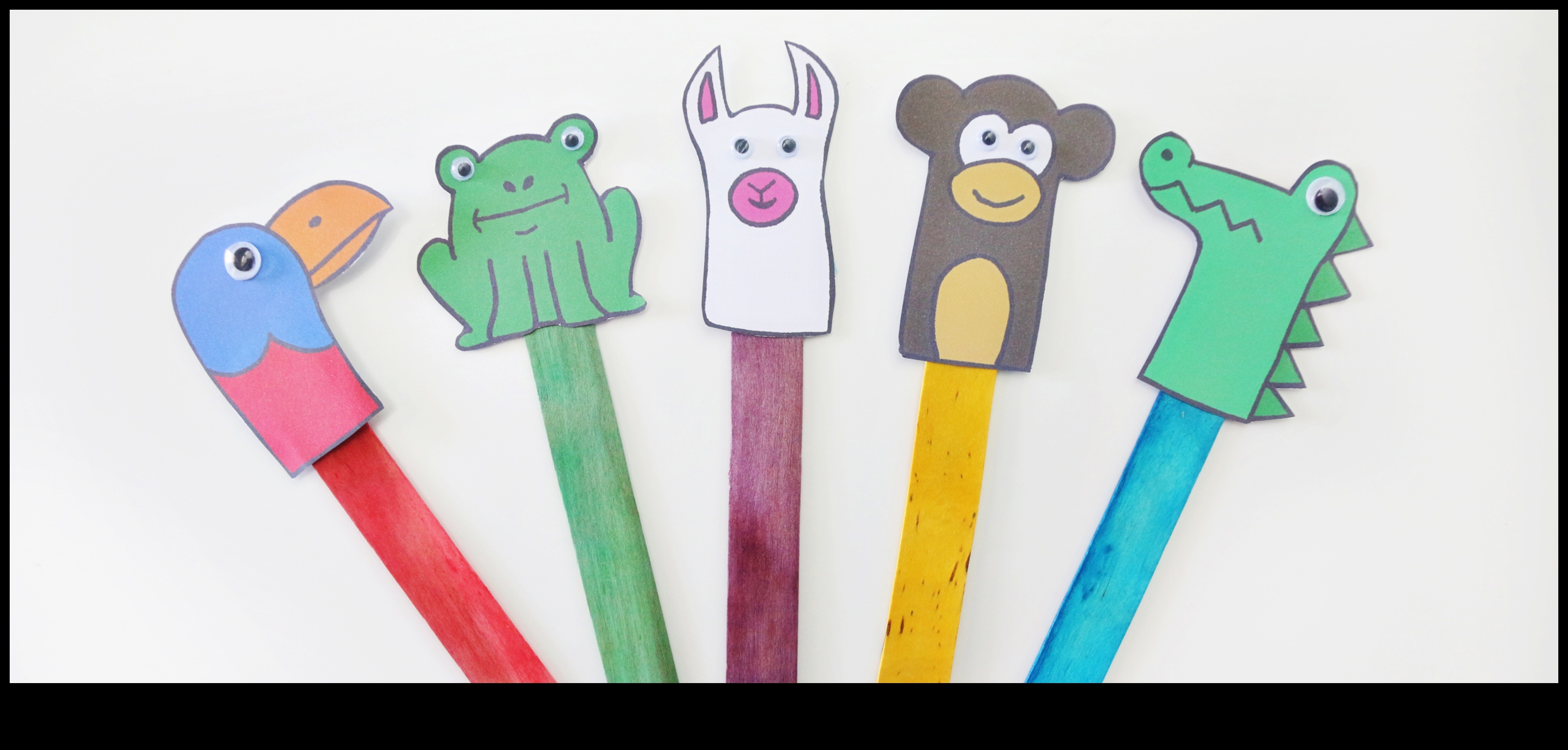 DIY Kids 'Popsicle Stick Puppets: Oyun için karakter hazırlama