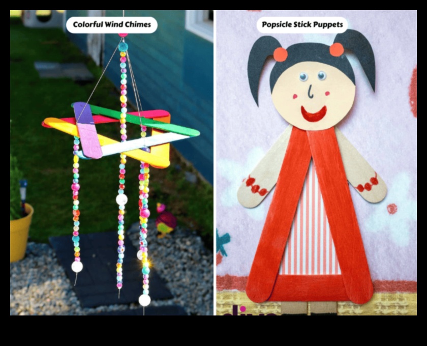 DIY Kids 'Popsicle Stick Puppets: Oyun için karakter hazırlama