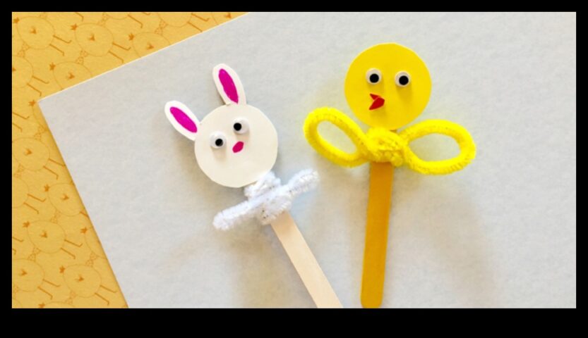 Popsicle Stick Puppets eğlenceli ve yaratıcı bir zanaat